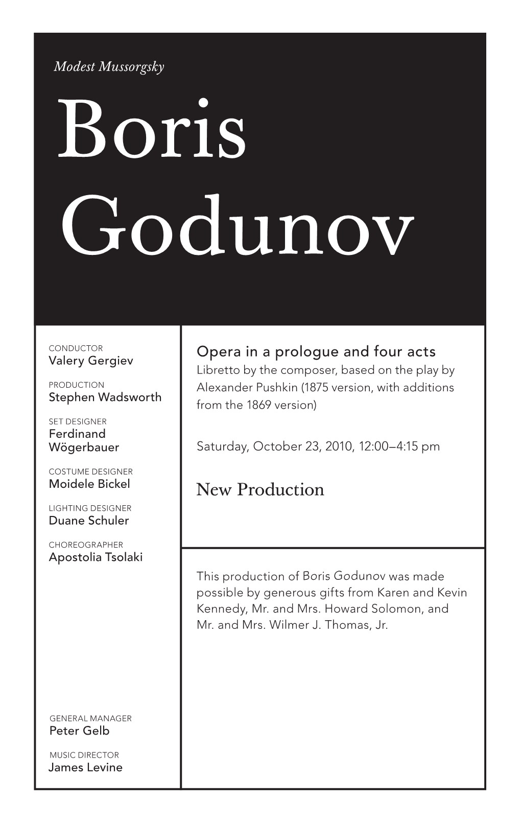 Boris Godunov