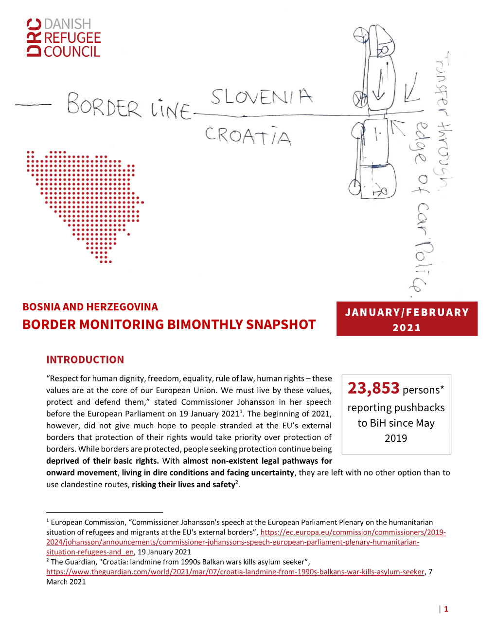 Border Monitoring Bimonthly Snapshot 2021