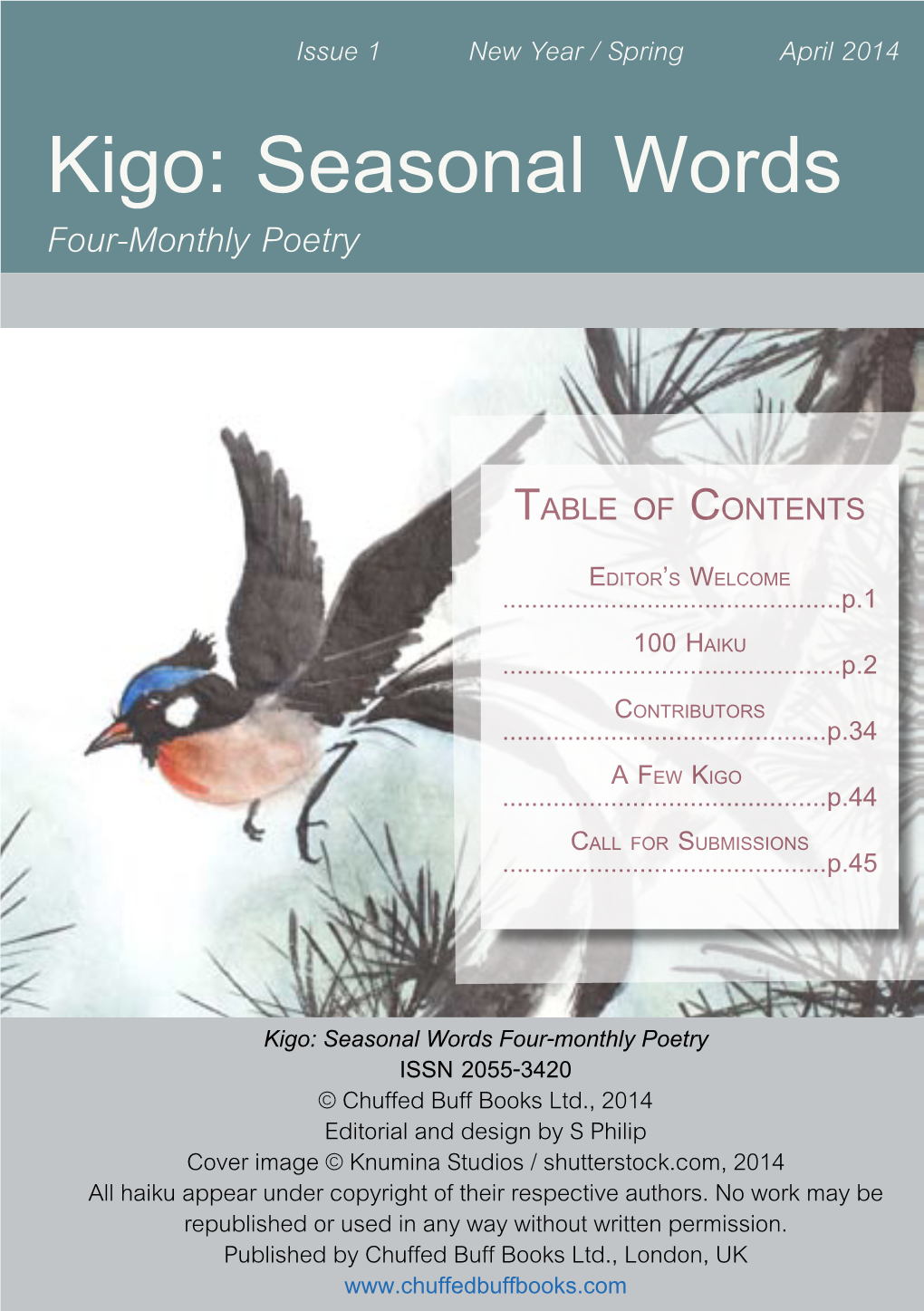 Kigo: Seasonal Words Four-Monthly Poetry