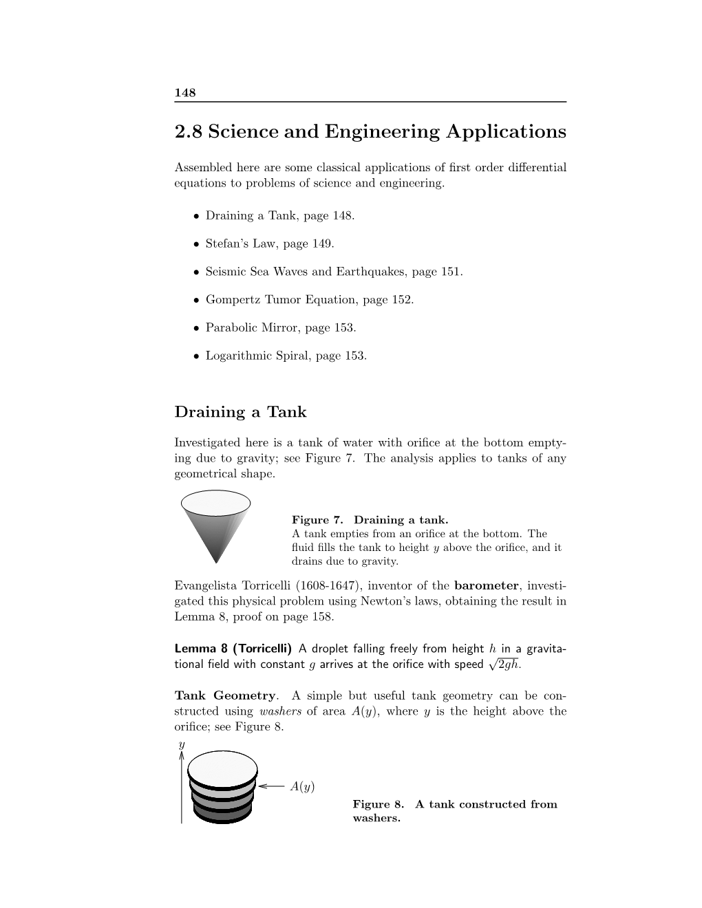 Science and Eng Applications, Torricelli