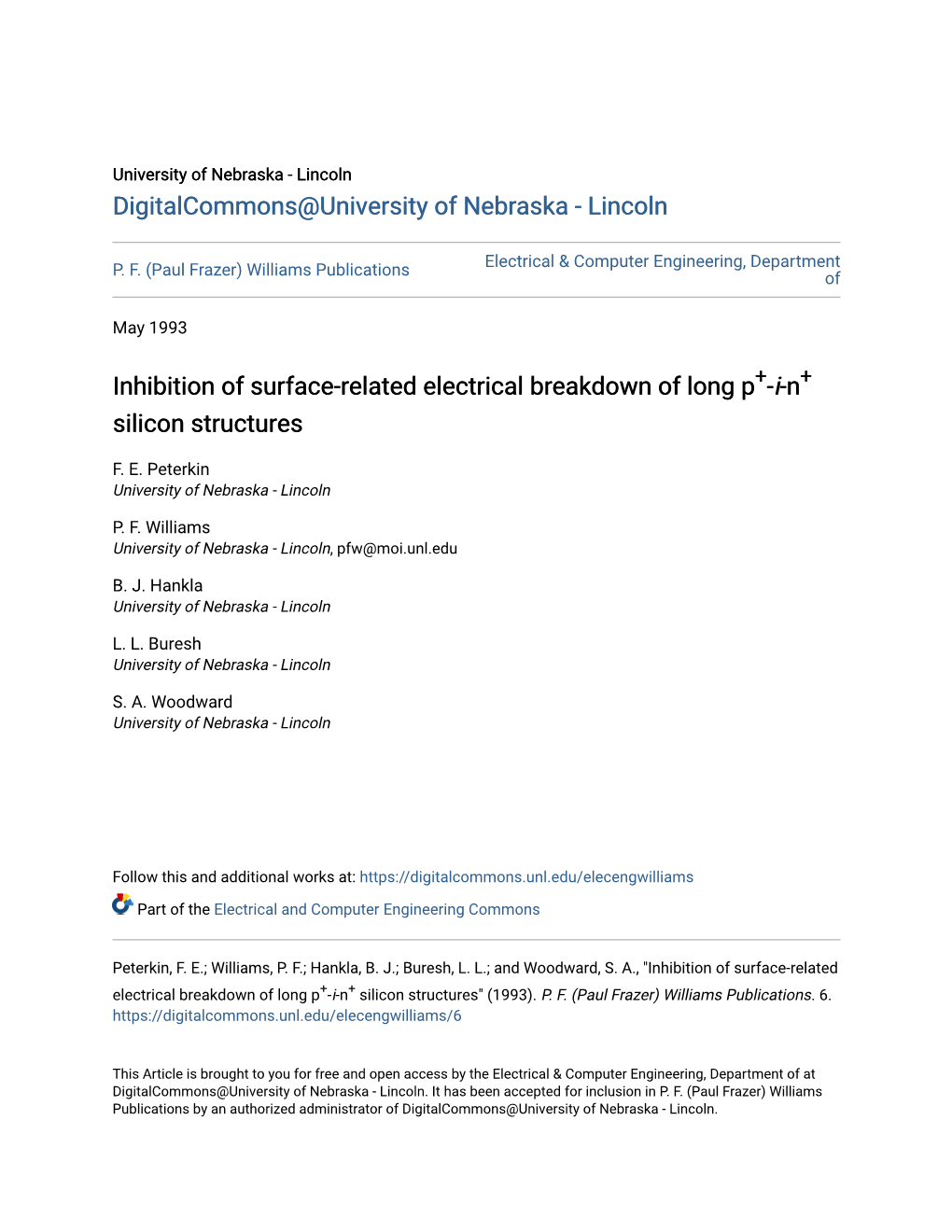 I-N + Silicon Structures