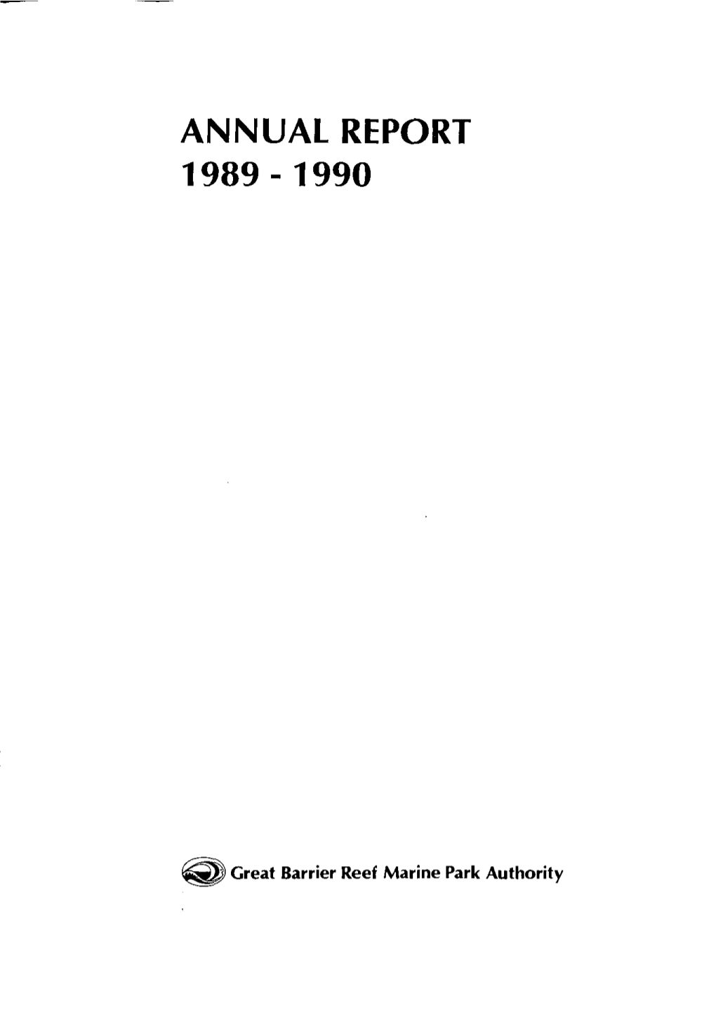 Annual Report 1989 - 1990