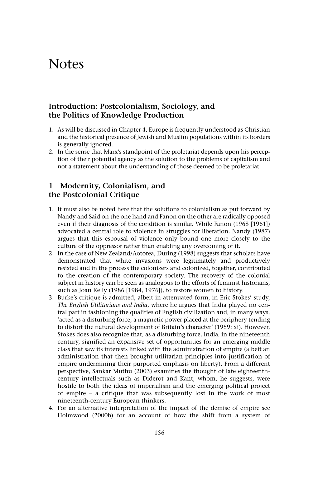 Postcolonialism, Sociology, and the Politics of Knowledge Production 1