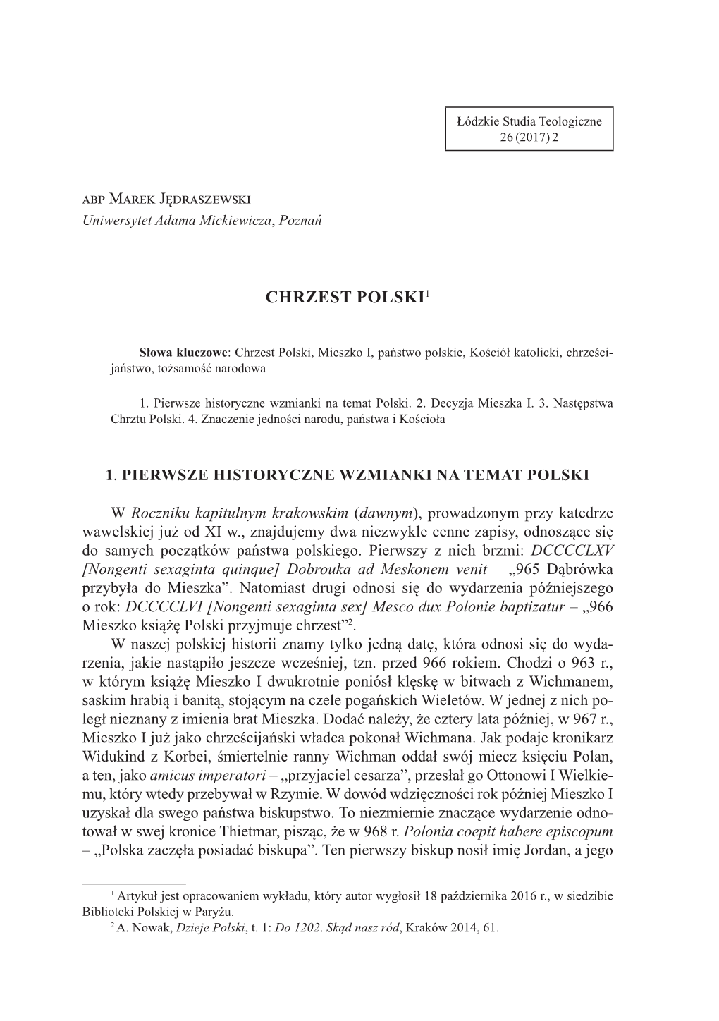 26 2017-2 -Marek-Jedraszewski-Chrzest-Polski.Pdf