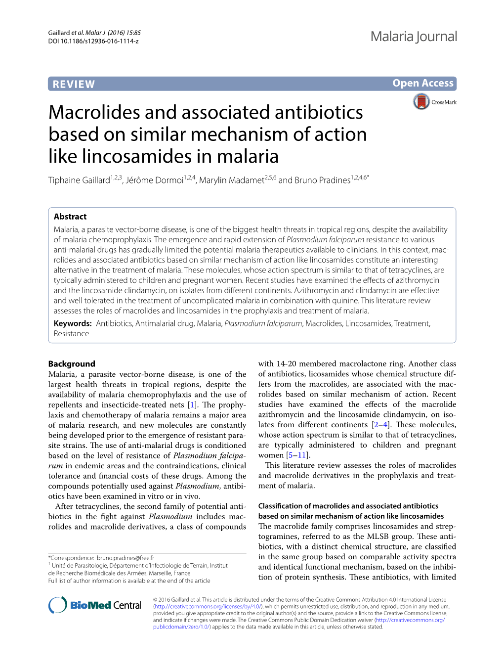 Macrolides and Associated Antibiotics Based on Similar Mechanism Of