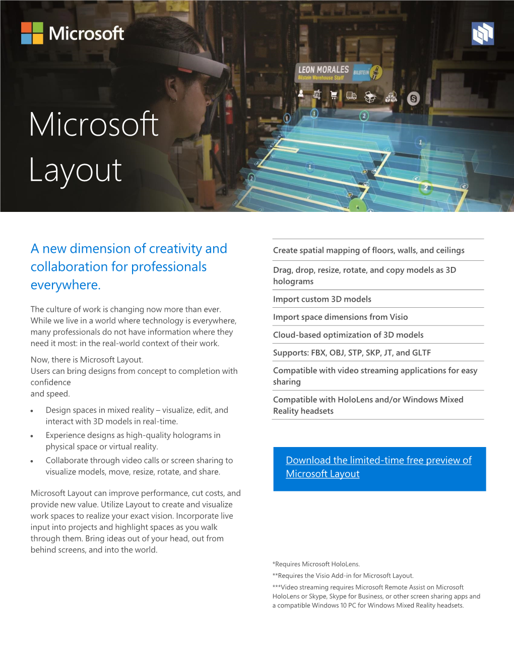 Microsoft Layout