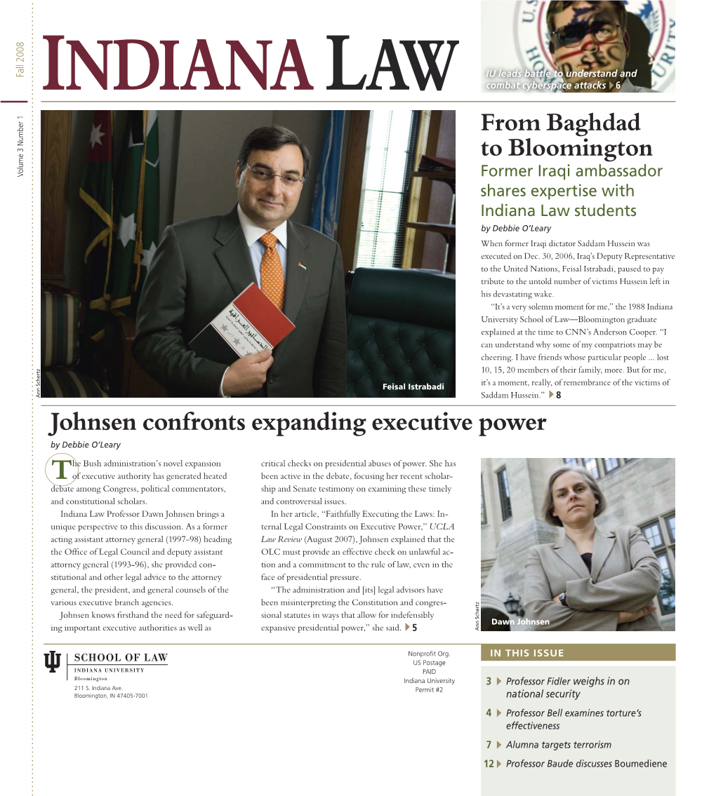 Indiana Law Fall08.Indd