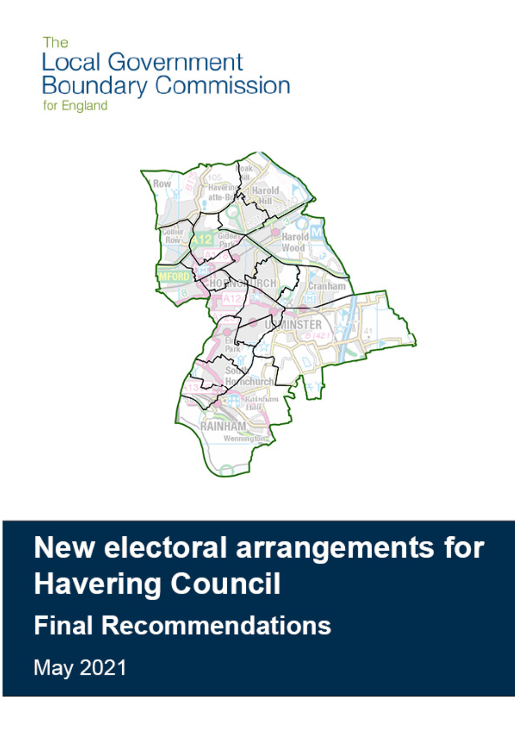 EDITOR APPROVED Havering Final Recommendations