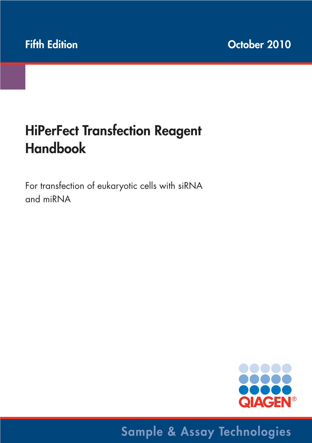 Hiperfect Transfection Reagent Handbook