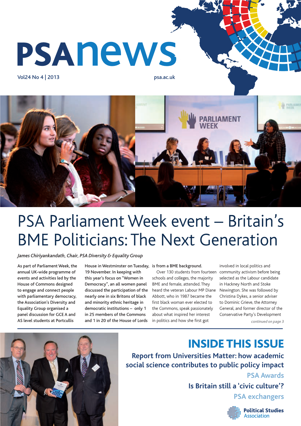 PSA Parliament Week Event – Britain's