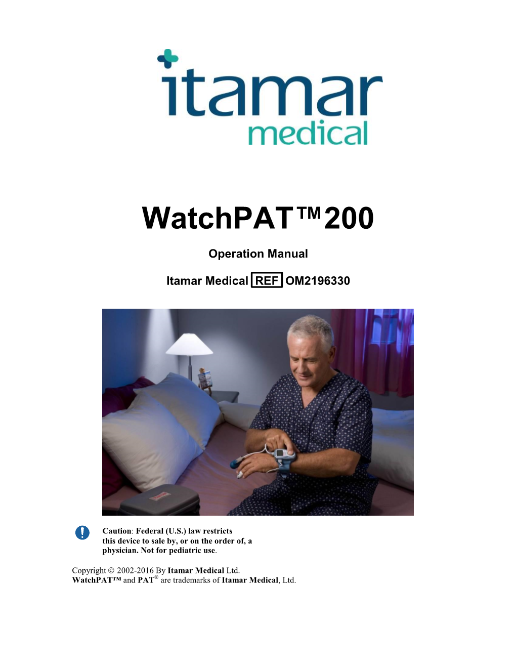 Watchpat 200 Operation Manual