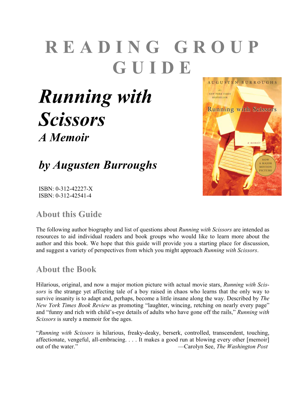 Reading Group Guide