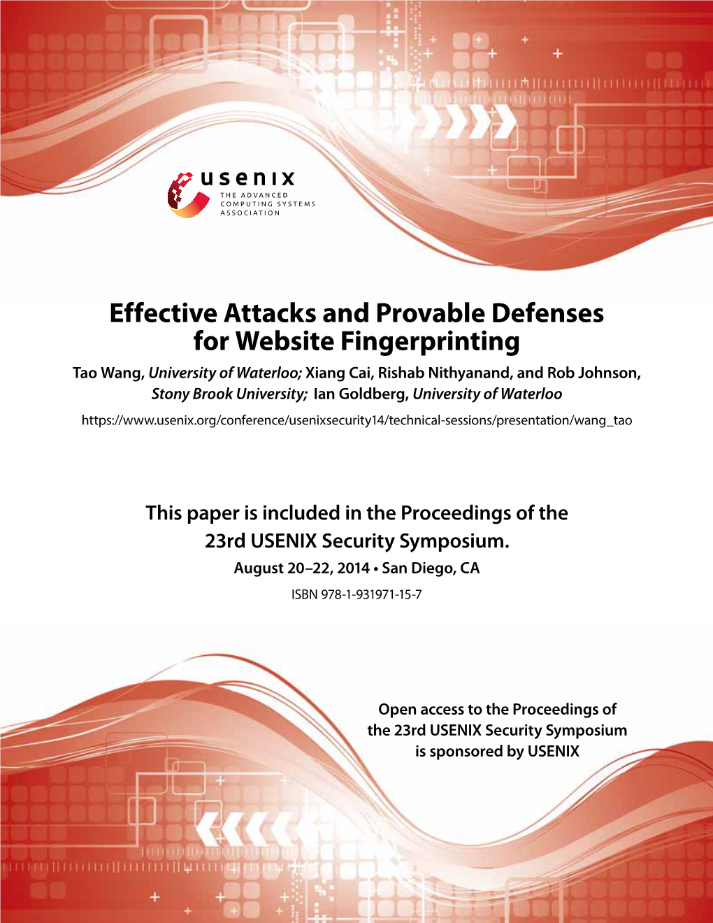 Effective Attacks and Provable Defenses for Website Fingerprinting