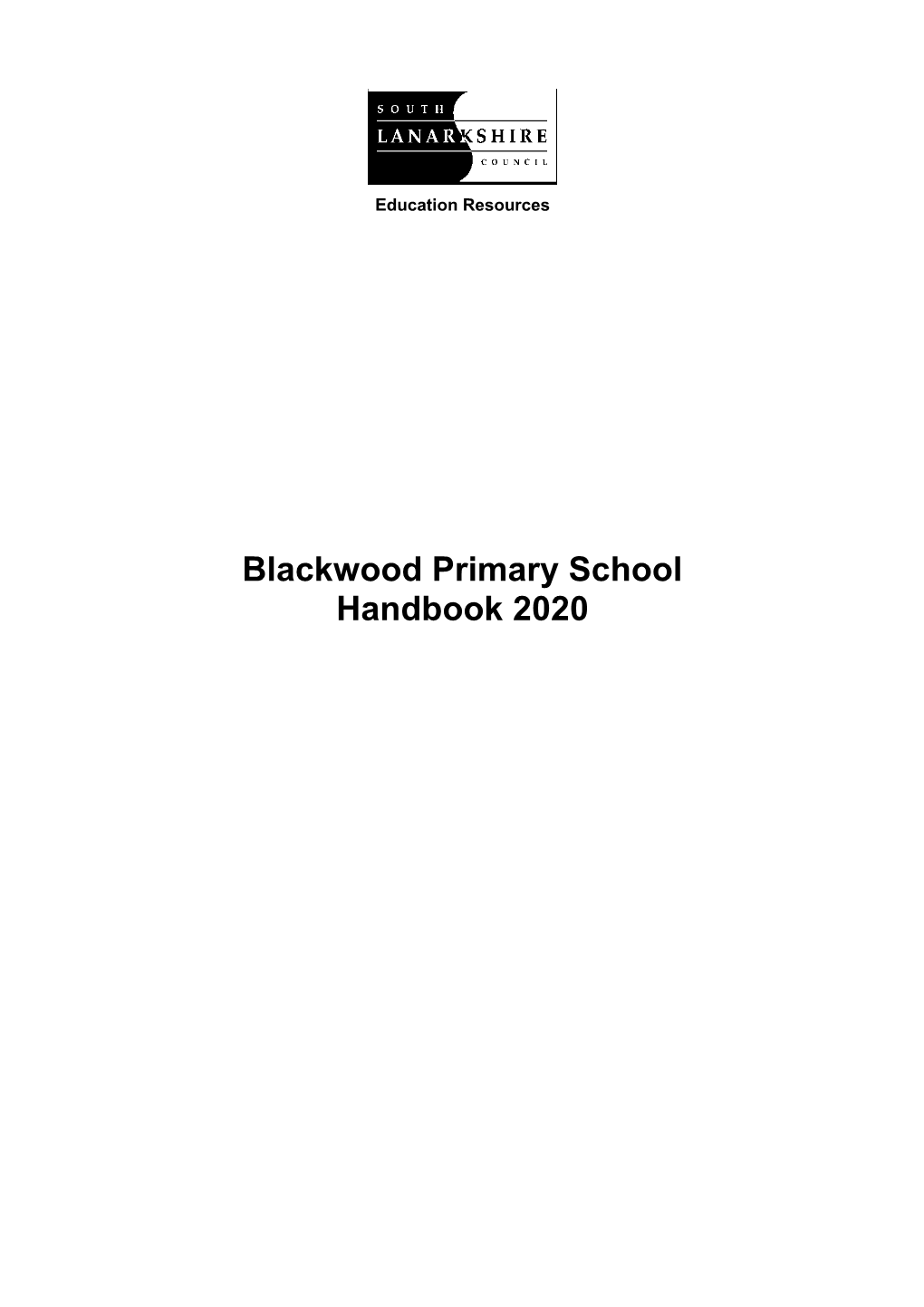 Blackwood PS Handbook 2020