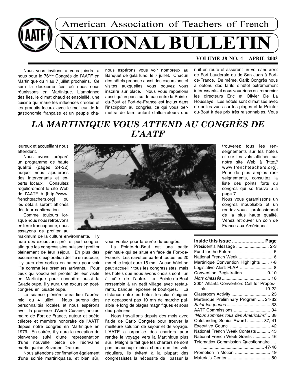 National Bulletin Volume 28 No