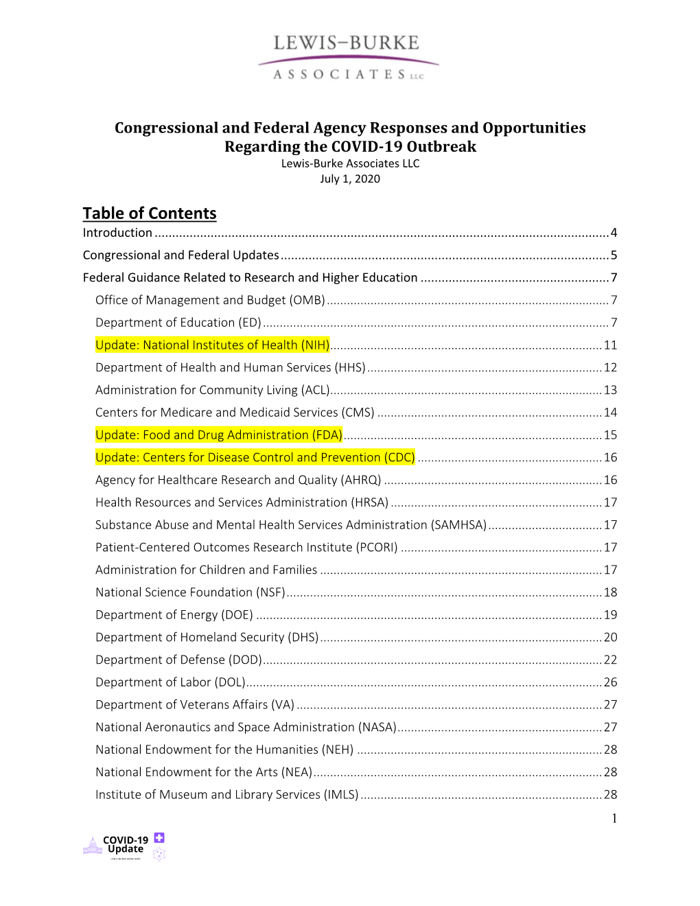 Table of Contents Introduction