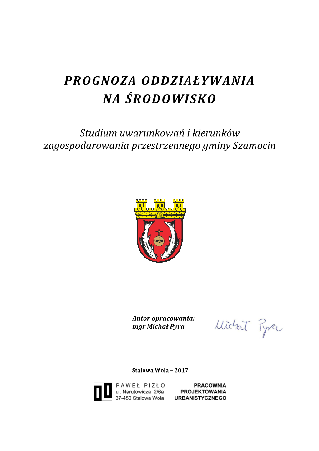 Szamocin Studium