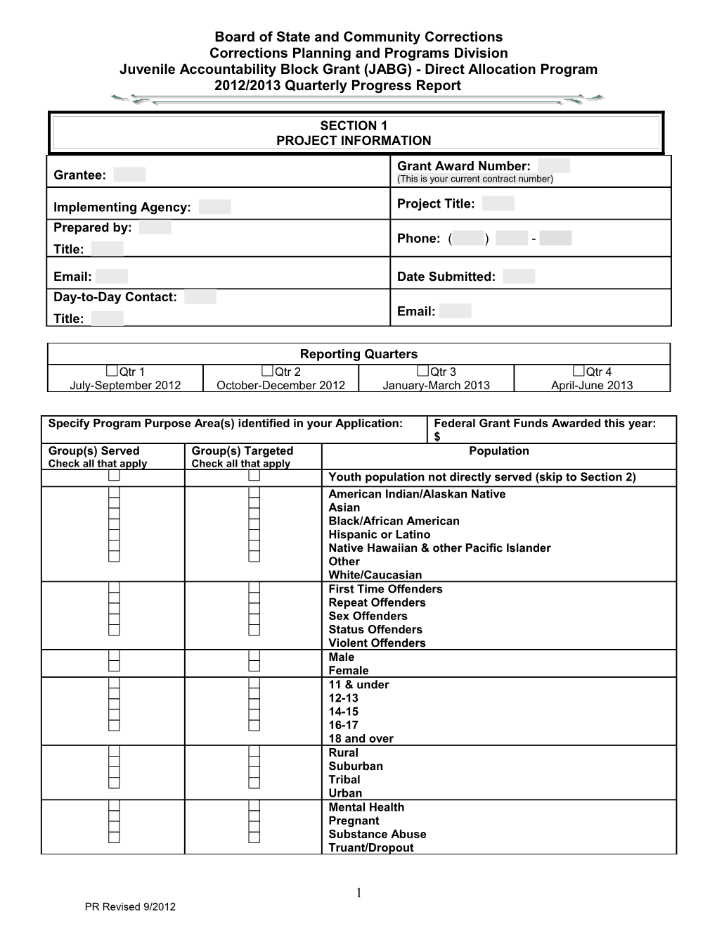 State of California Board of Corrections s3