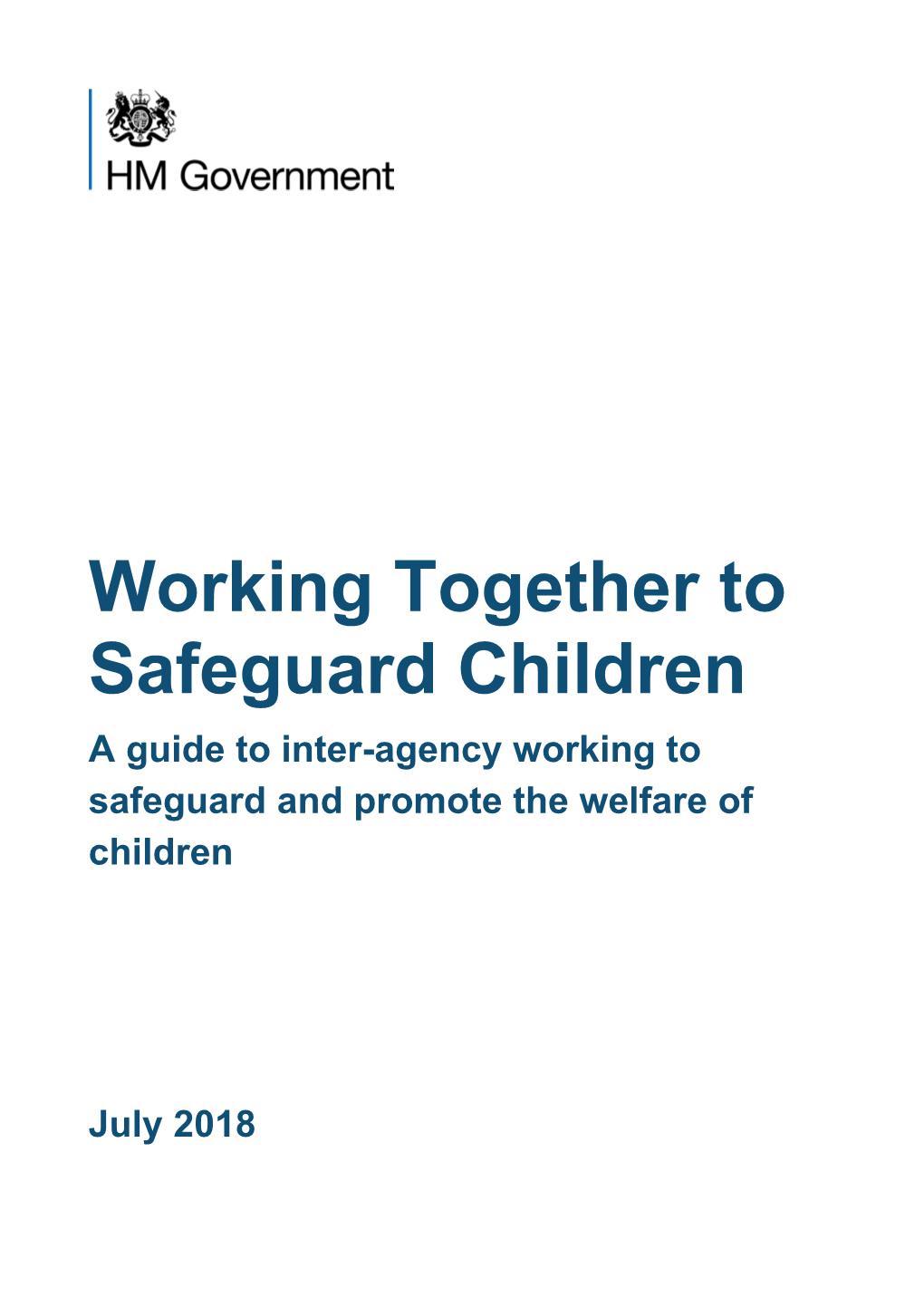 Working Together to Safeguard Children 2018