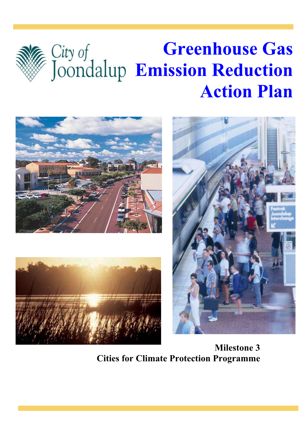 Greenhouse Gas Emission Reduction Action Plan