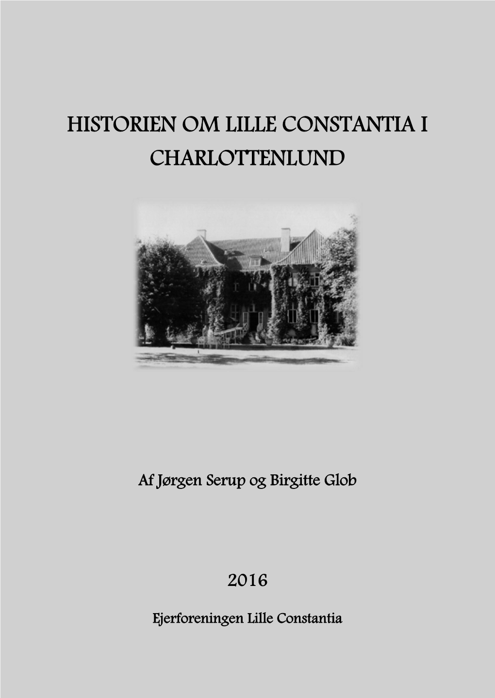 Historien Om Lille Constantia I Charlottenlund Charlottenlund
