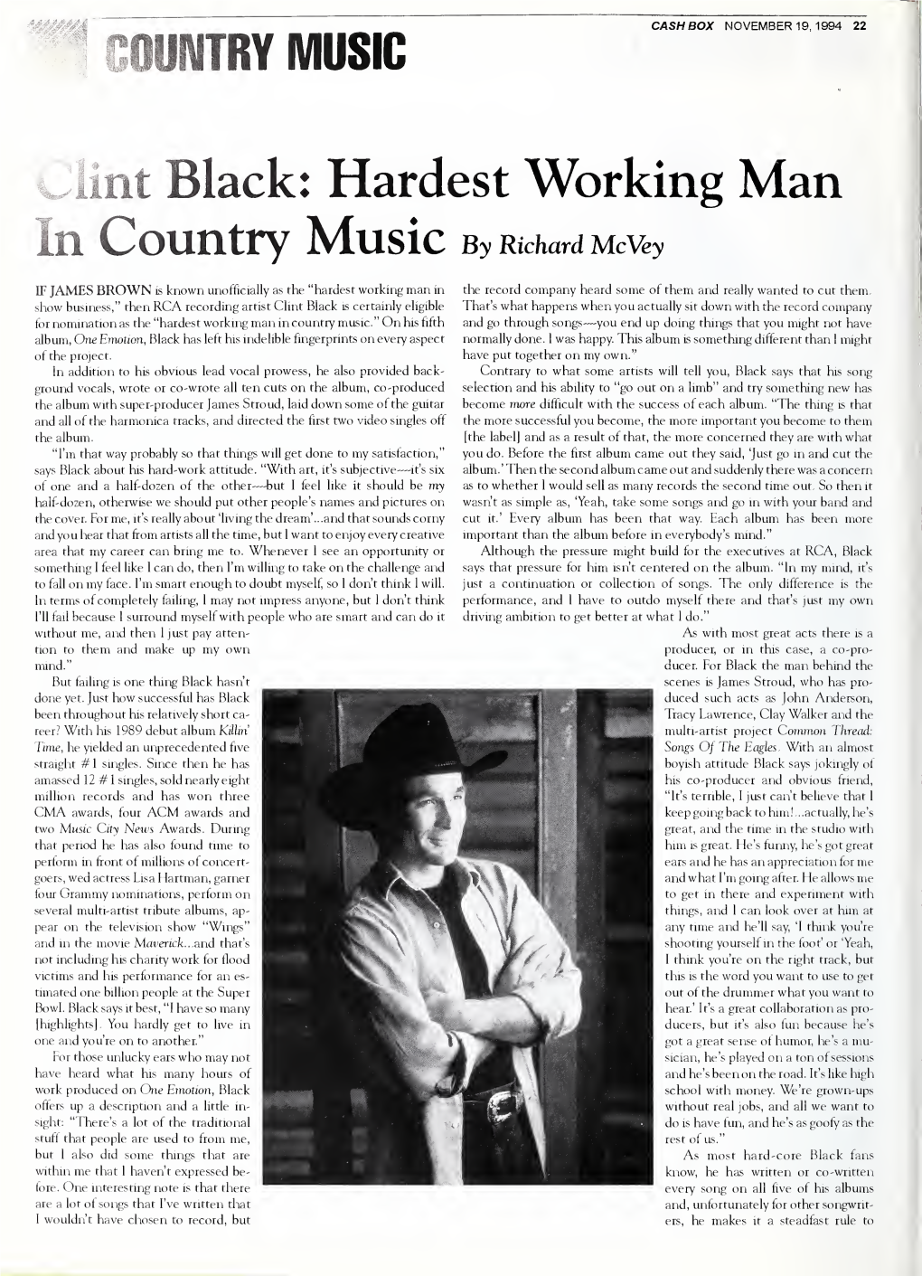 In Country Music by Richard Mcvey