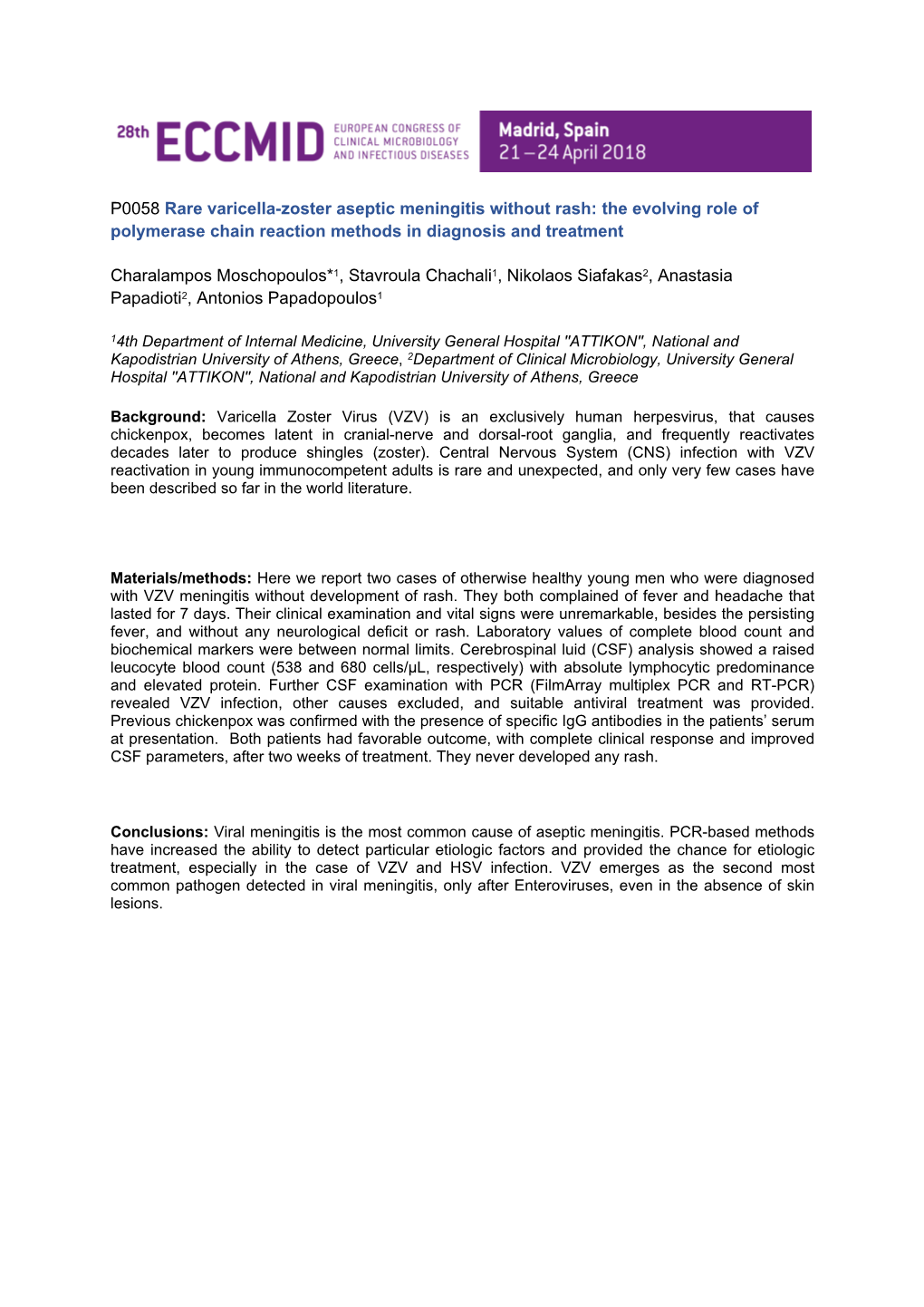 Rare Varicella-Zoster Aseptic Meningitis Without Rash: the Evolving Role of Polymerase Chain Reaction Methods in Diagnosis and Treatment