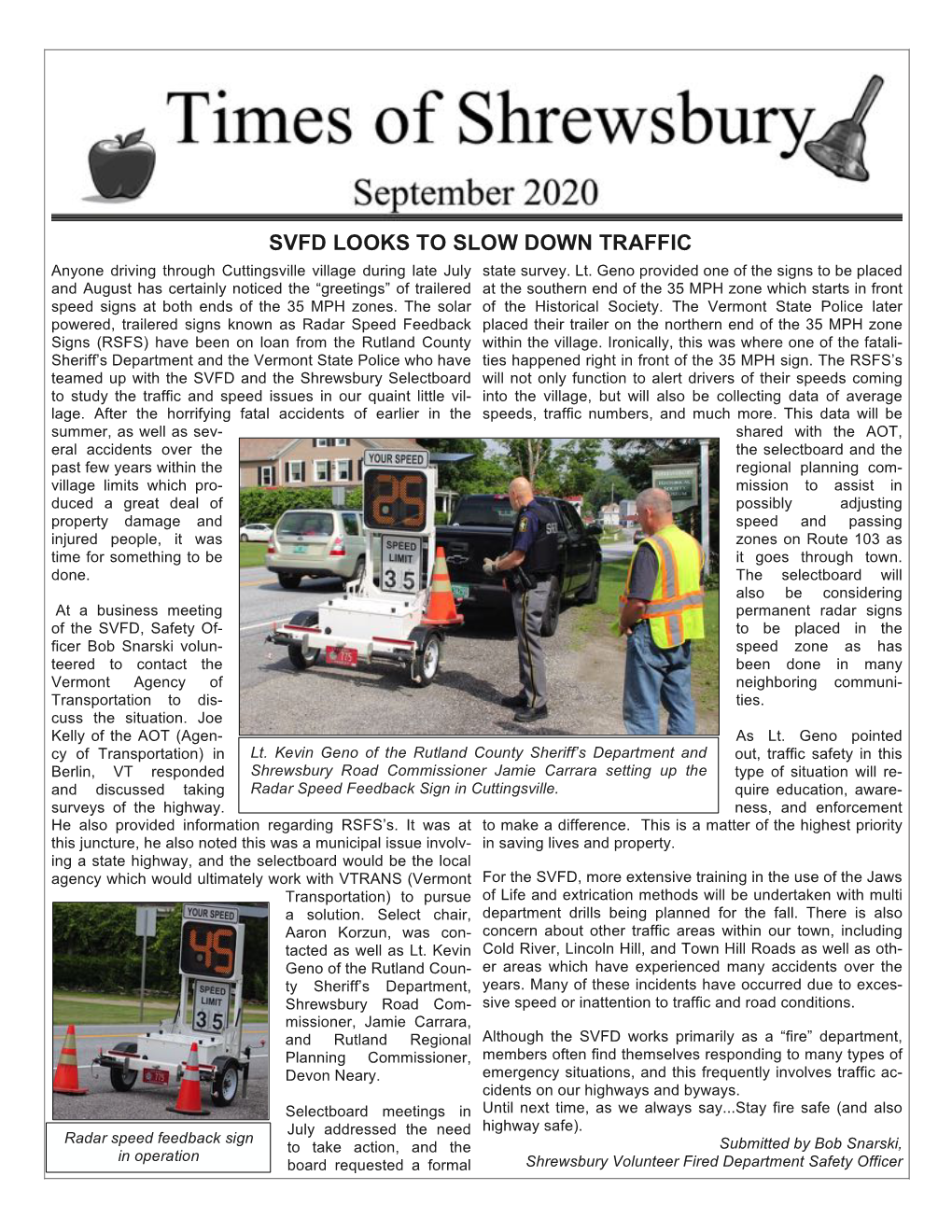 SEPTEMBER 2020 Edition