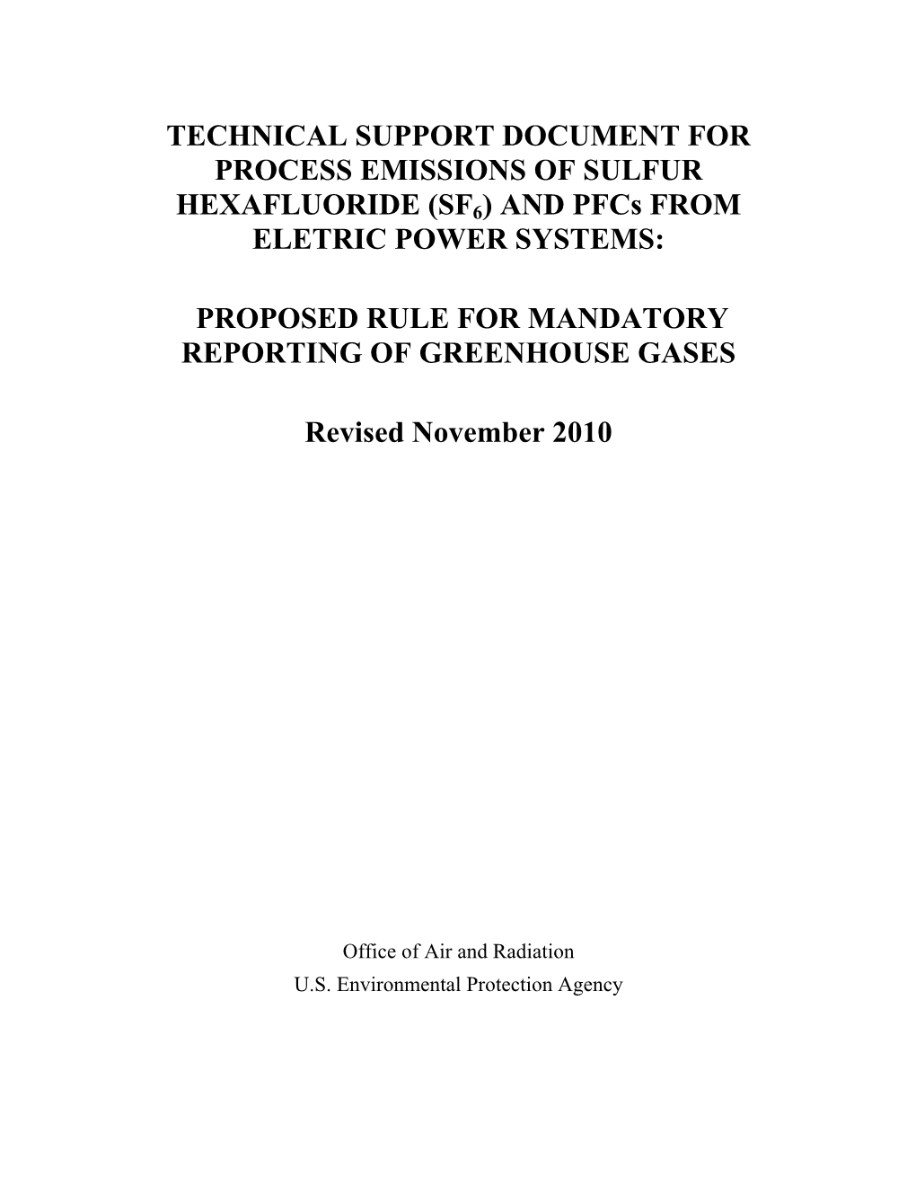 Use of Electric Transmission and Distribution Equipment Technical