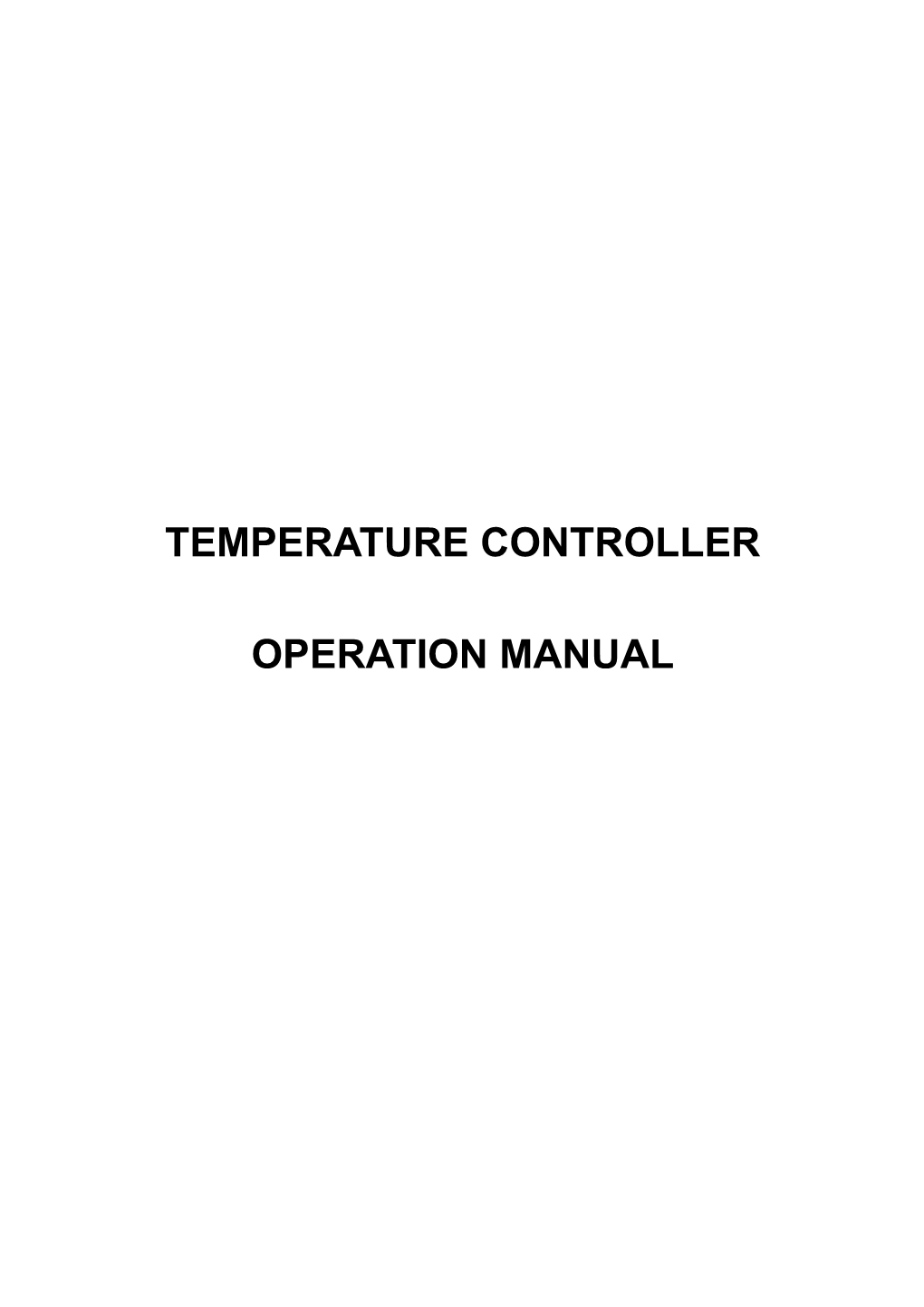 Temperature Controller