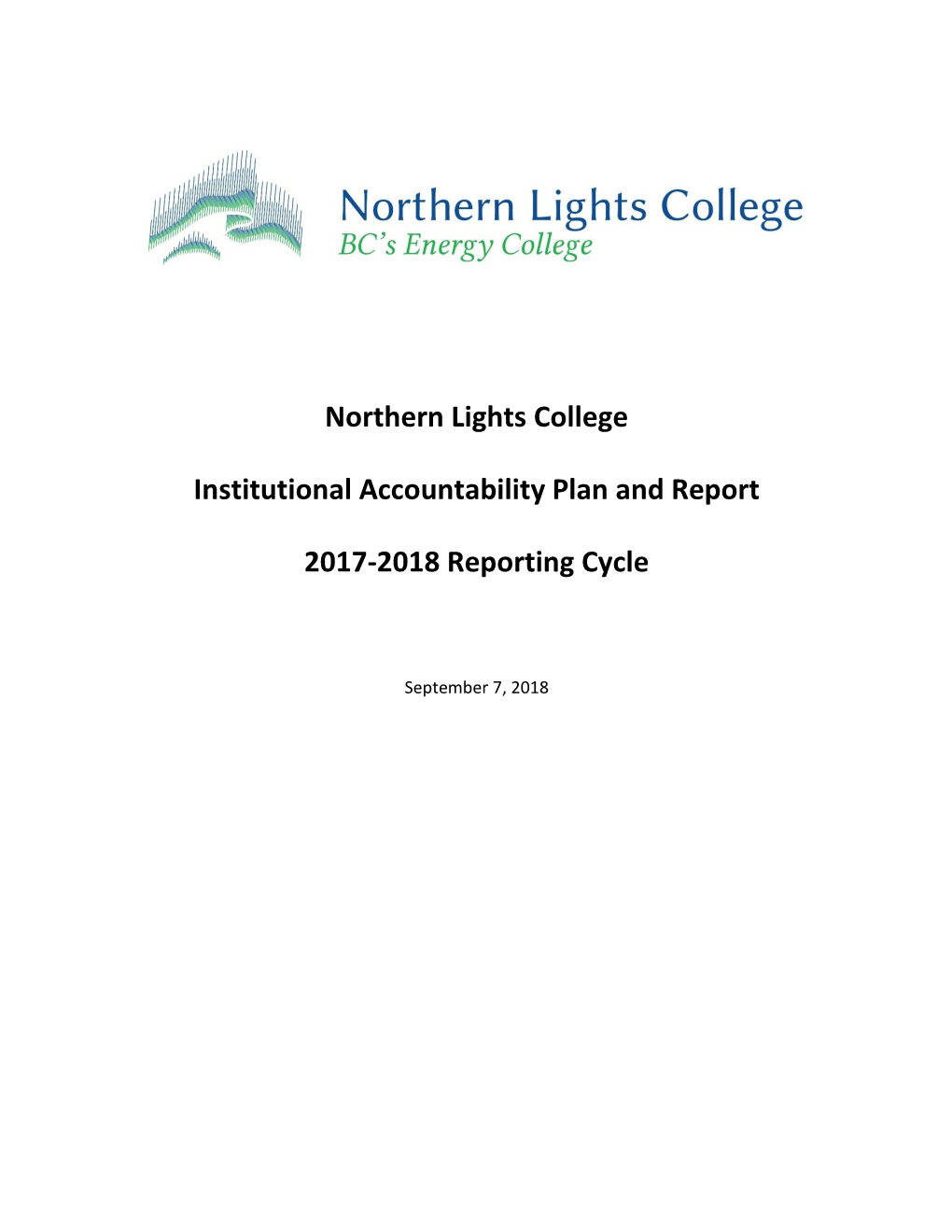 NLC Institutional Accountability Plan and Report 2017-18