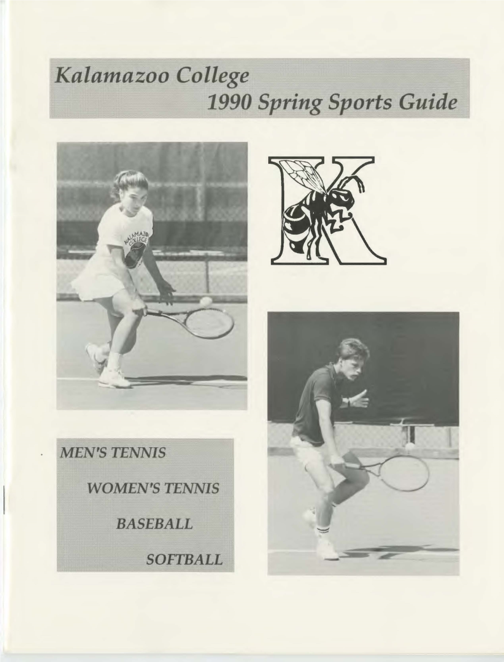 Kalamazoo College 1990 Spring Sports Guide ....___-~-~