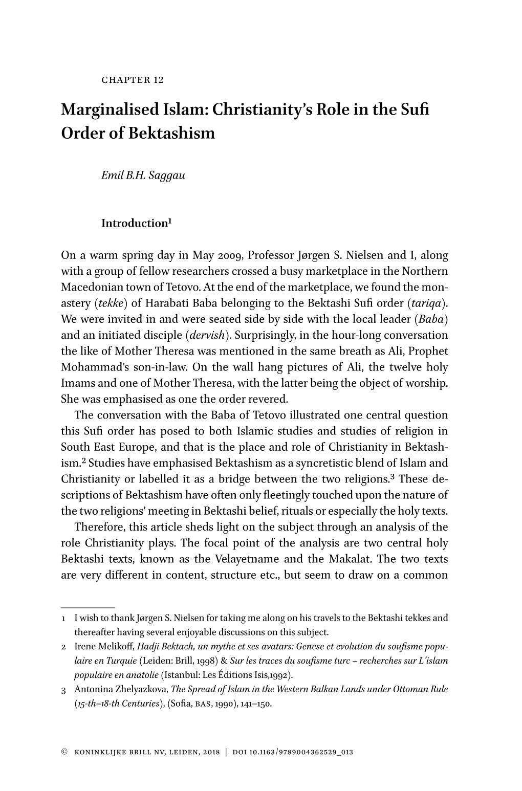 Christianity's Role in the Sufi Order of Bektashism