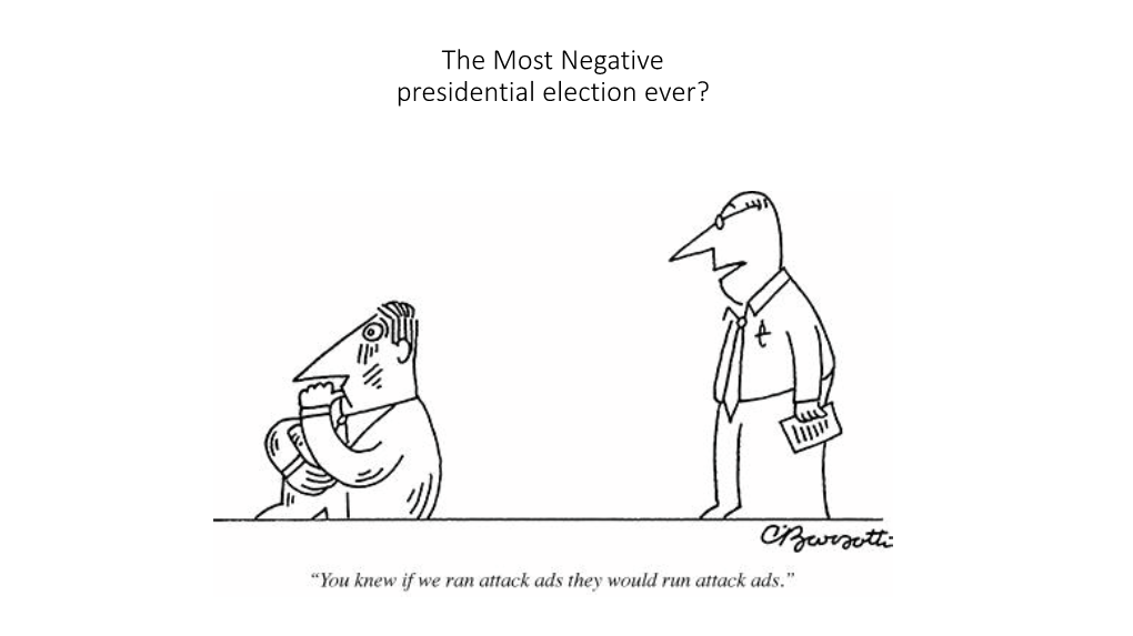 The Most Negative Presidential Election Ever? 1988