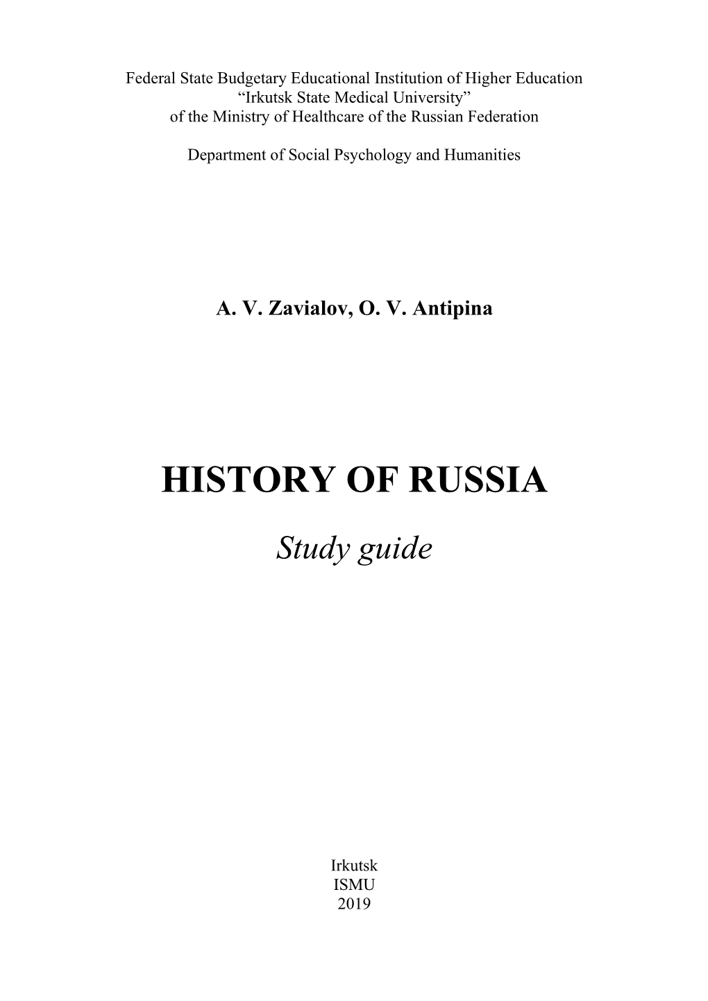 History of Russia