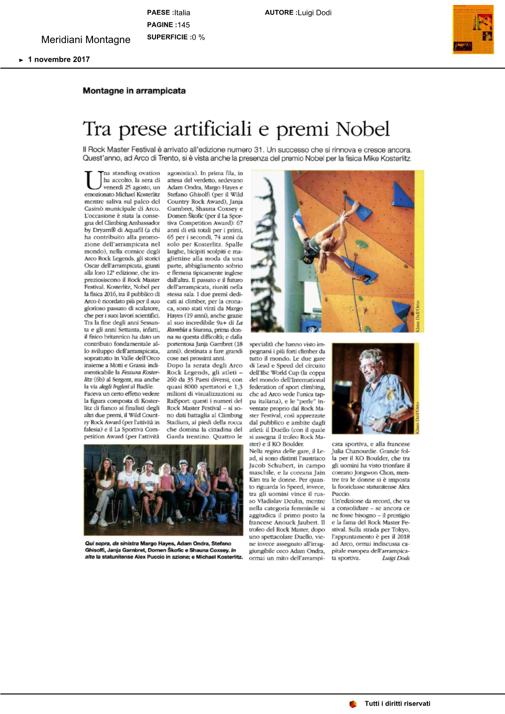 Tra Prese Artificiali E Premi Nobel