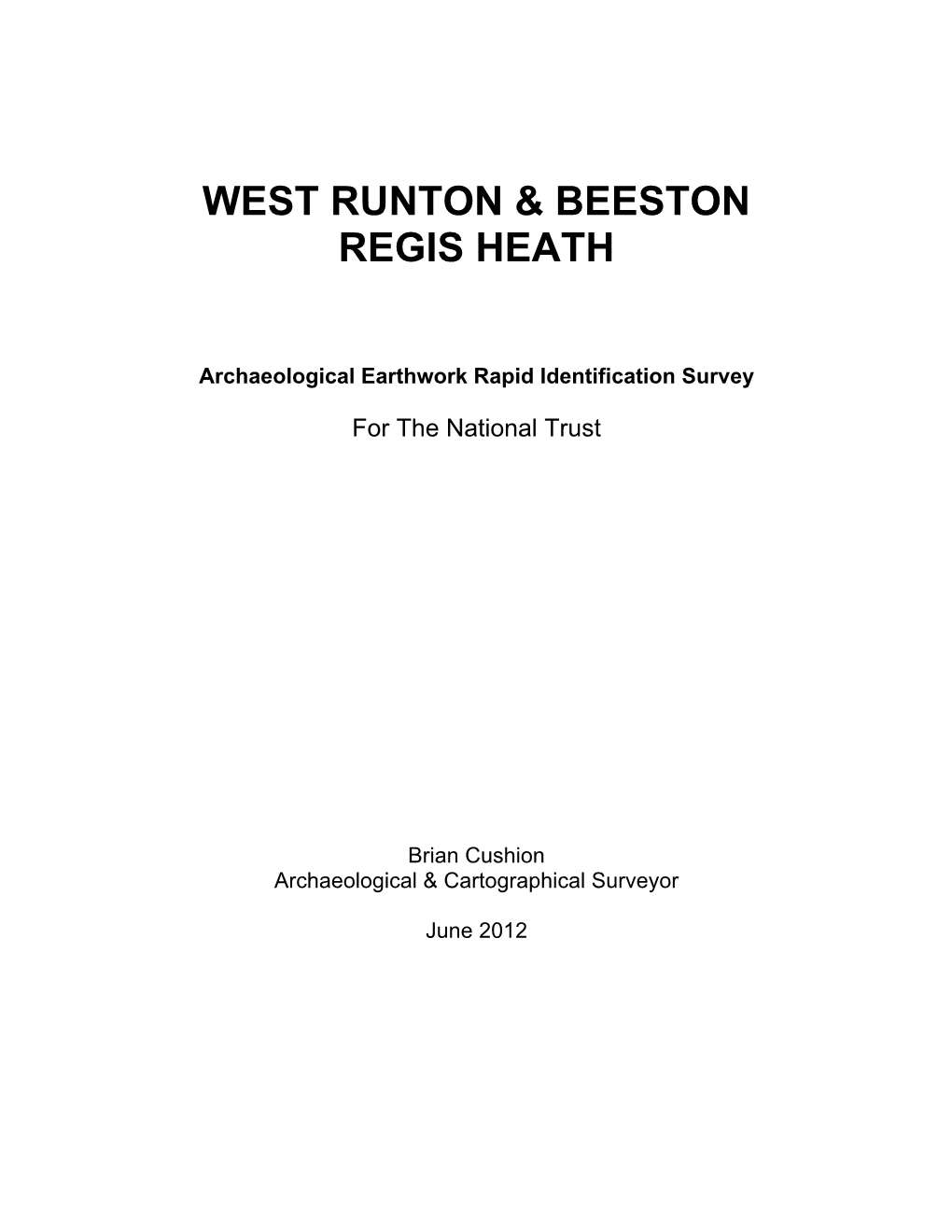 West Runton & Beeston Regis Heath