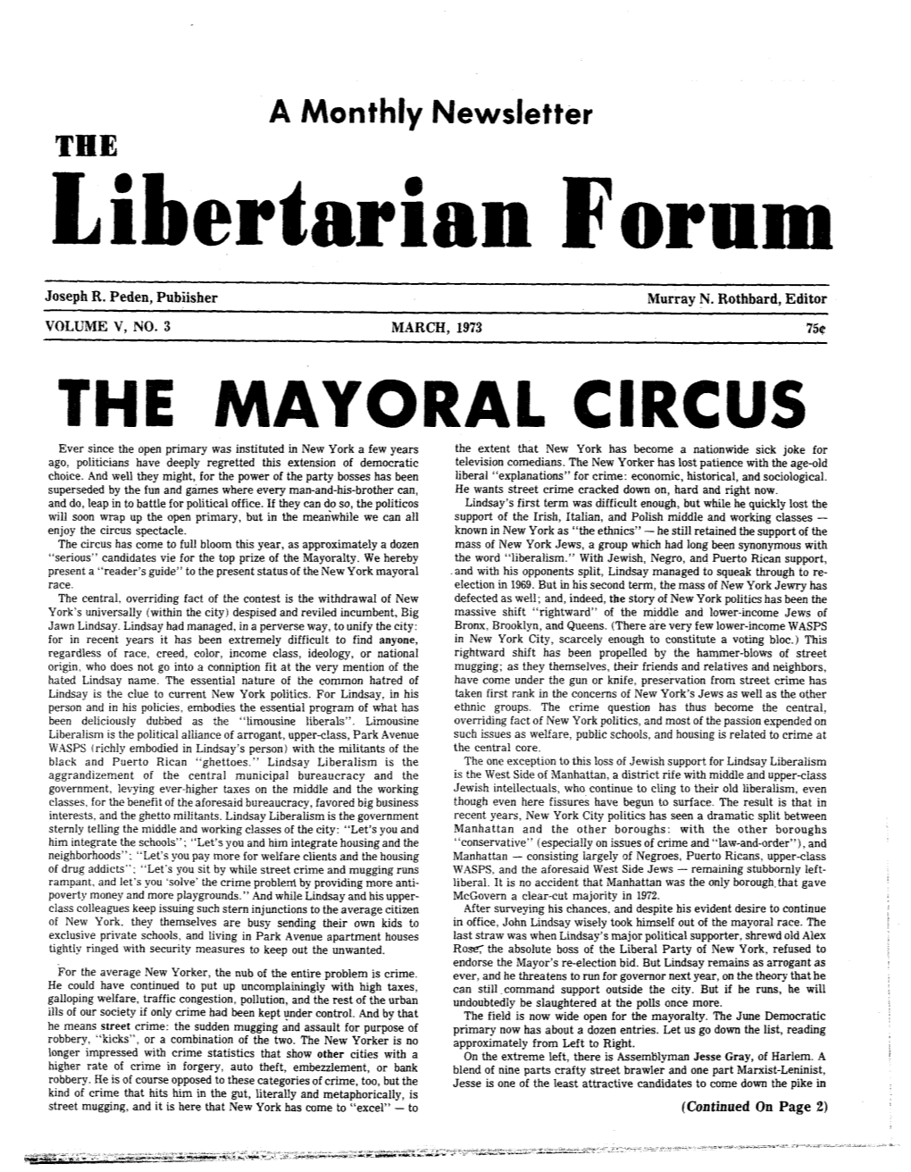 Libertarian Forum