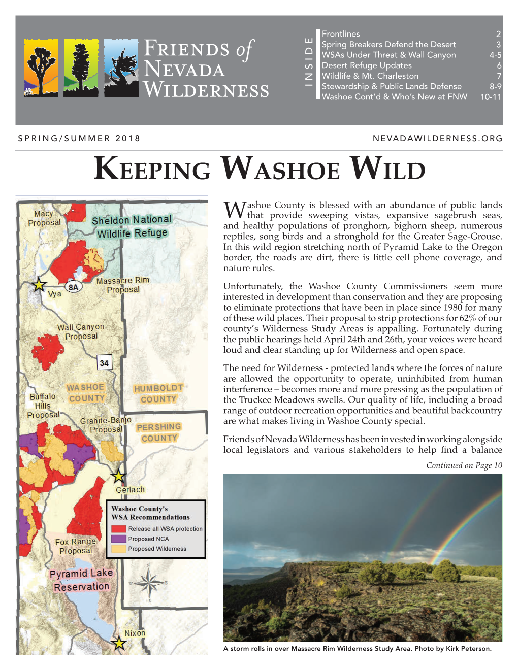 Keeping Washoe Wild