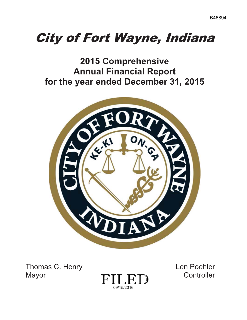 City of Fort Wayne, Indiana