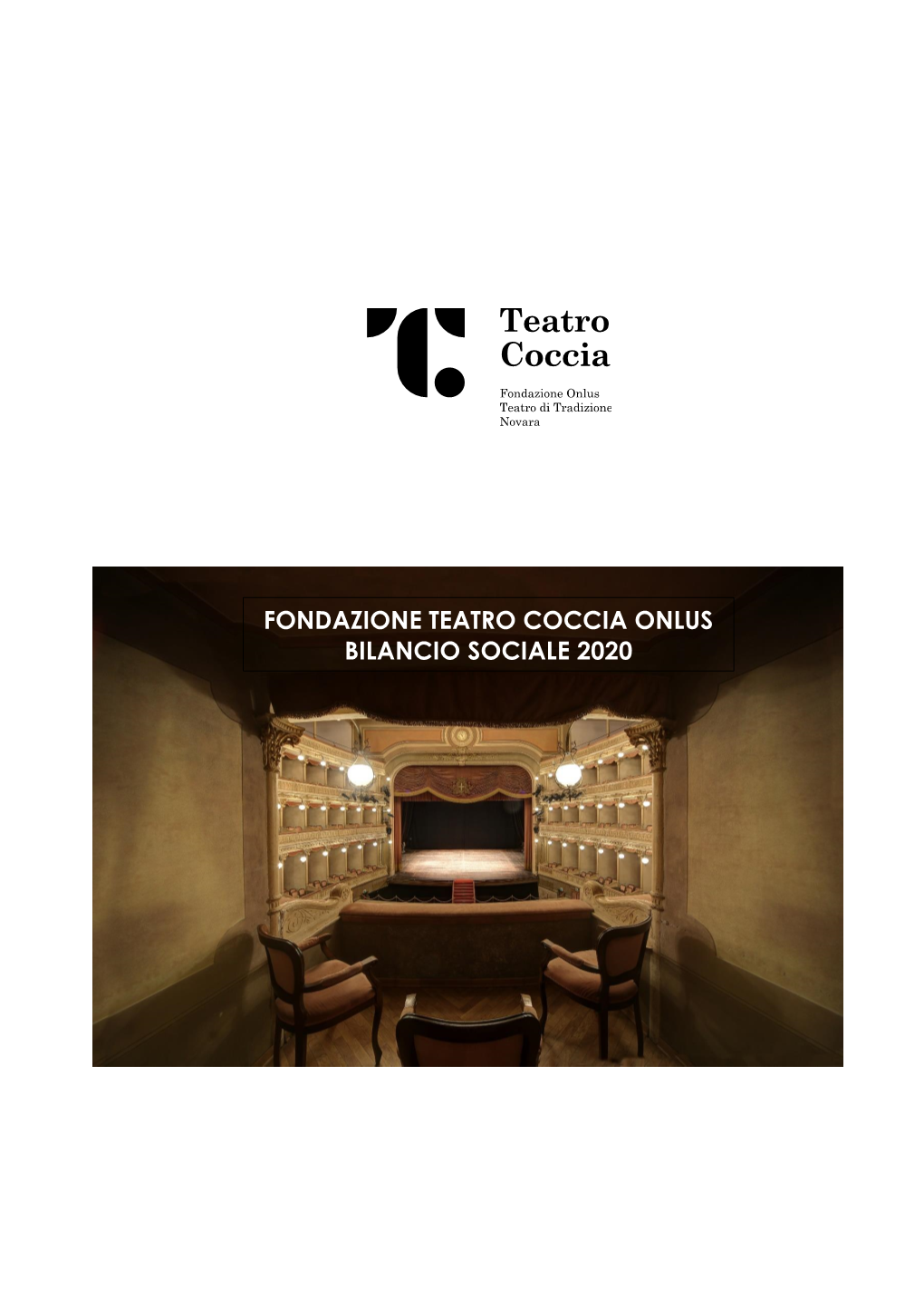 Fondazione Teatro Coccia Onlus Bilancio Sociale 2020