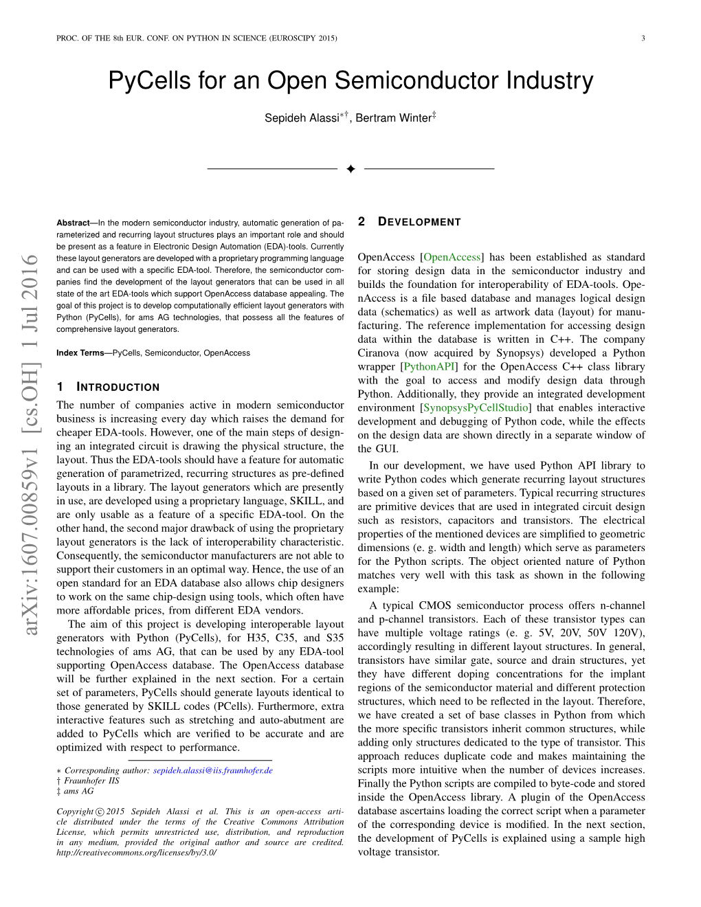 Pycells for an Open Semiconductor Industry