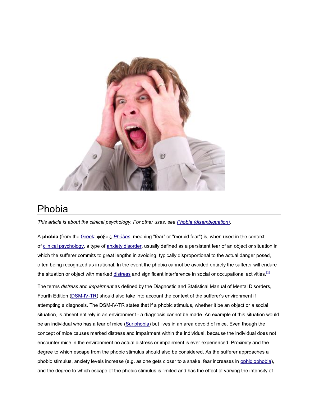 List of Phobias and Simple Cures.Pdf