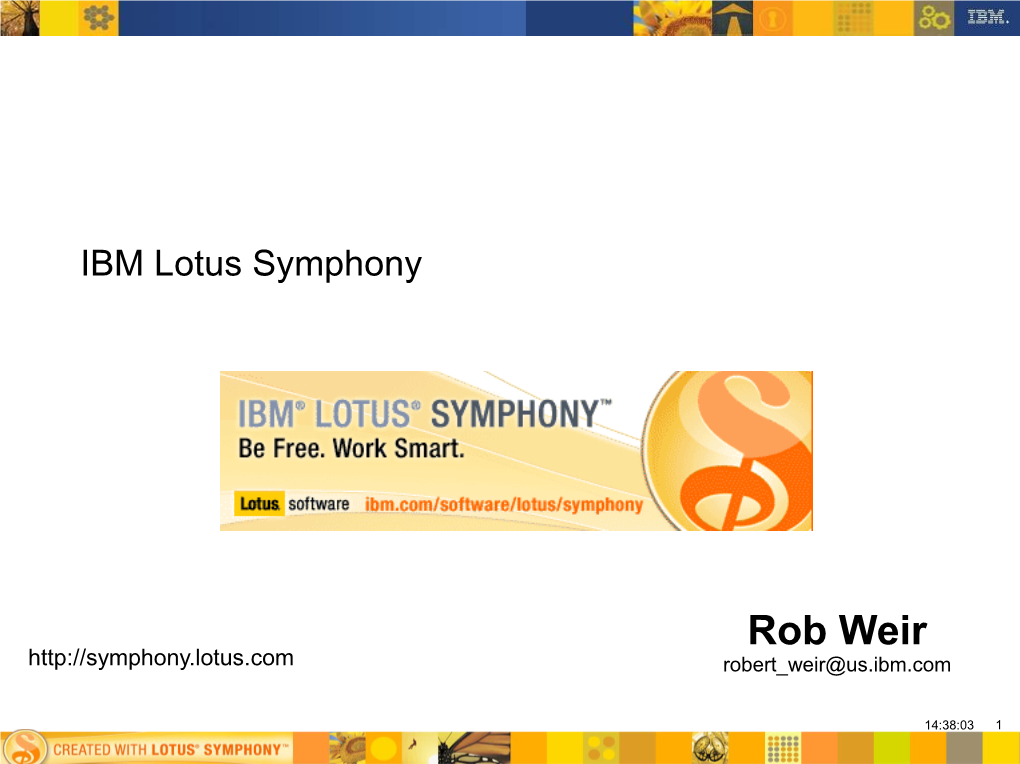 Rob Weir Robert Weir@Us.Ibm.Com