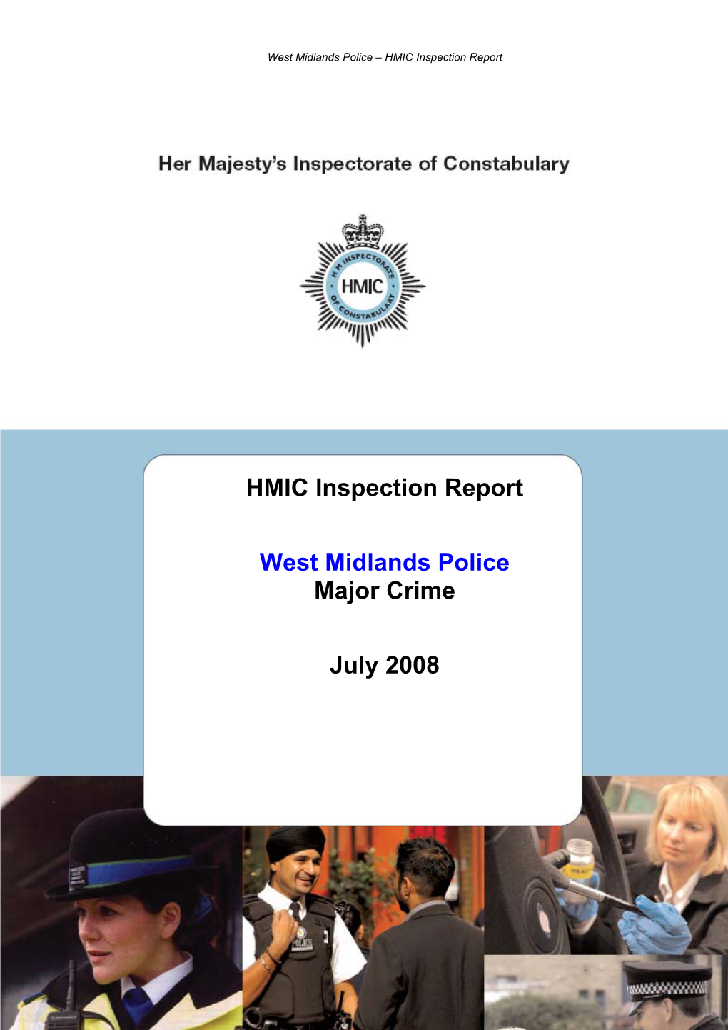 HMIC Inspection Report