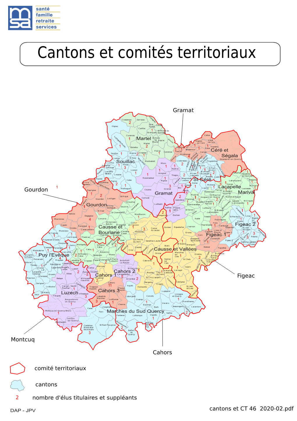 Cantons Et Comités Territoriaux