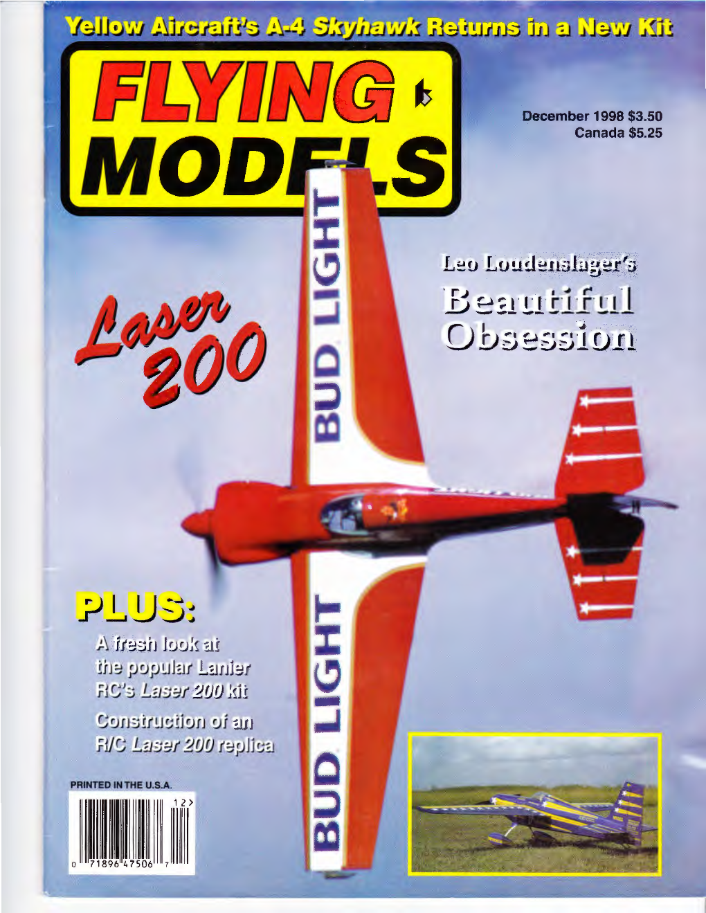 FLYING MODELS 3 DECEMBER 1998 Vol