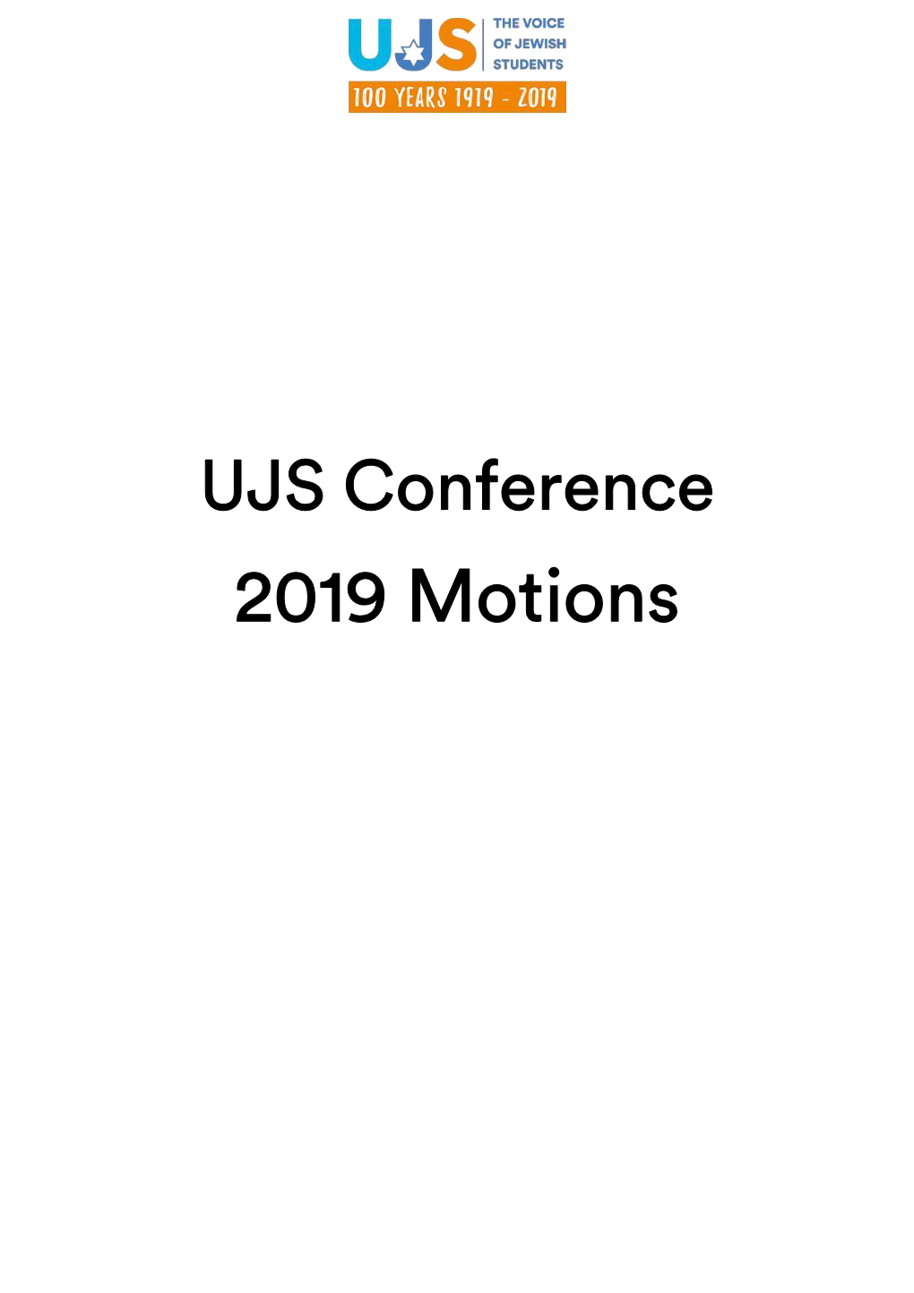 2019 Motions