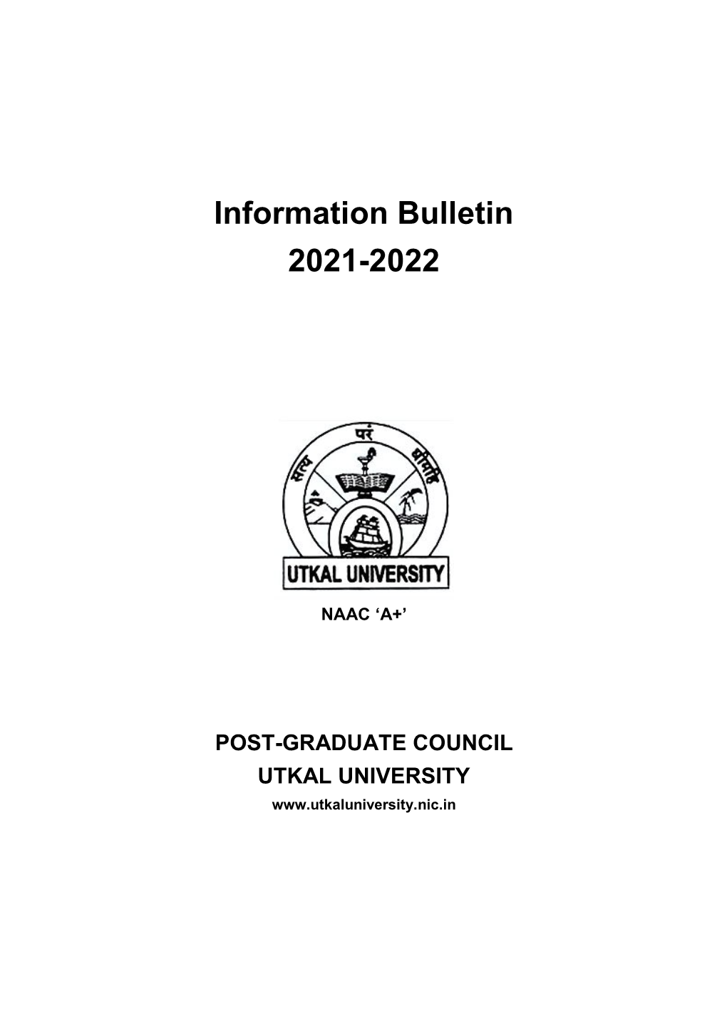 Information Bulletin 2021-2022