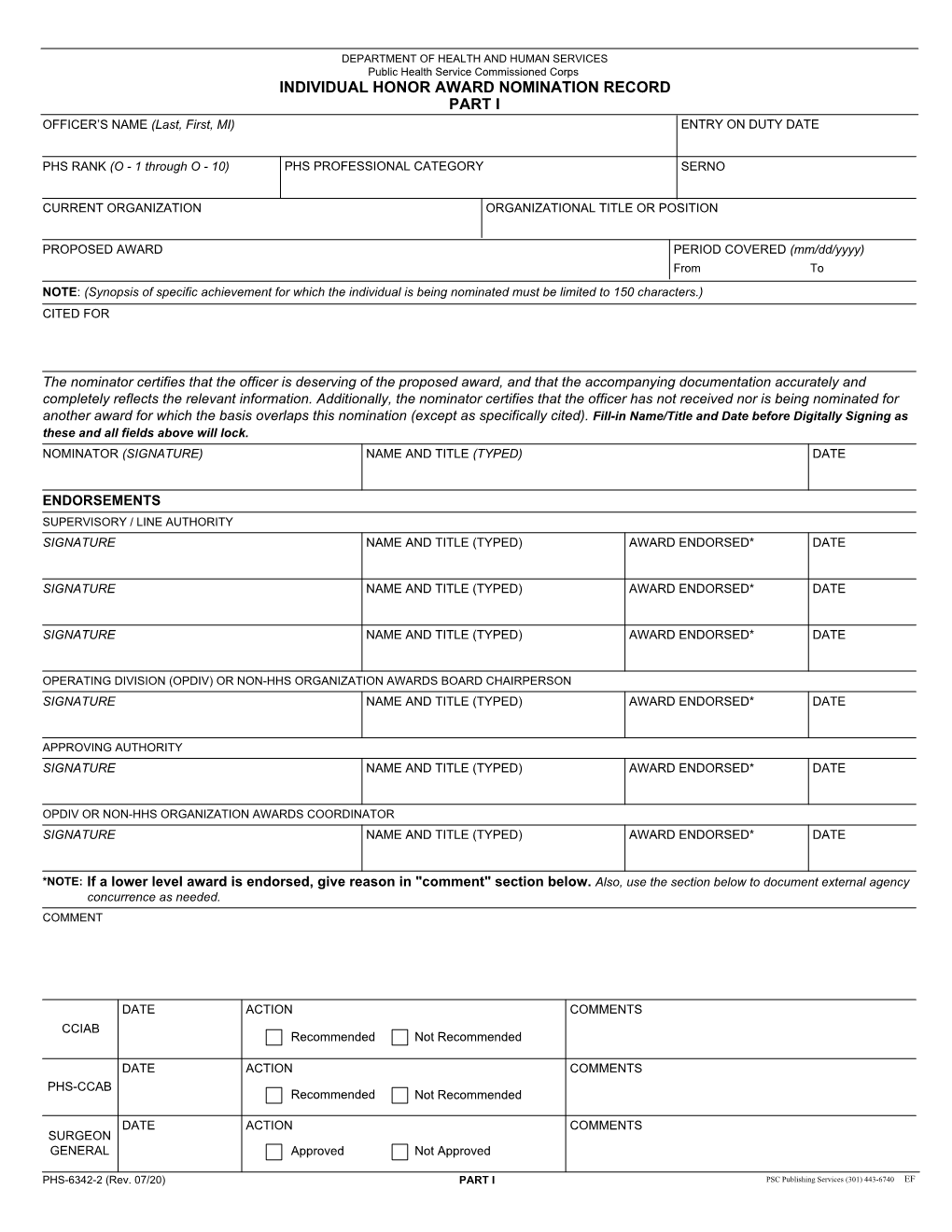 Form Phs-6342-2